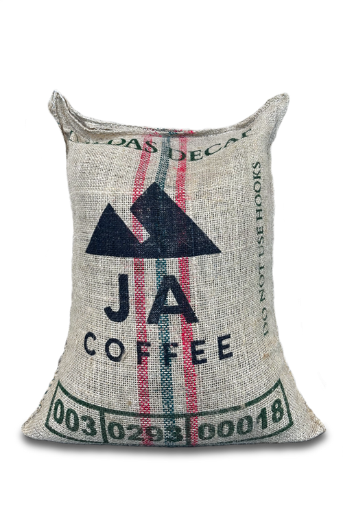 Sac de grains de café vert de Colombie de Caldas, décaféiné - Vente en gros