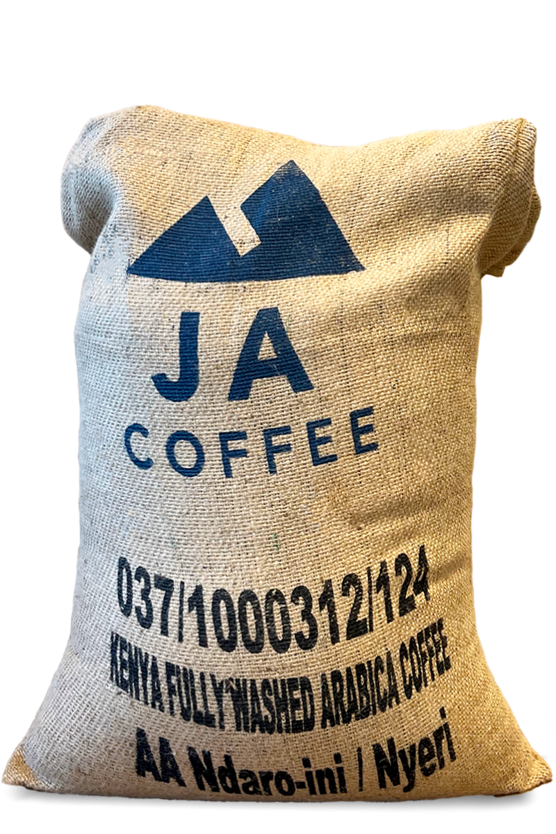 60kg Bag of Kenya AA Specialty Green Coffee Beans from Ndaro Ini, Washed   - Wholesale