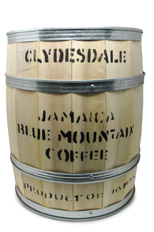 Clydesdale Jamaica Blue Mountain Coffee Barrel