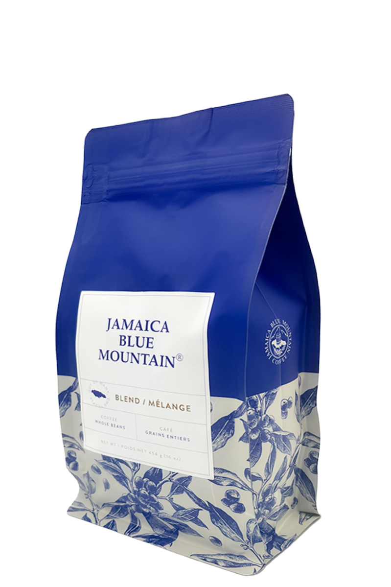 Jamaica Blue Mountain Coffee Blend, featuring different coffees from the Caribbean. A Caribbean Coffee Blend